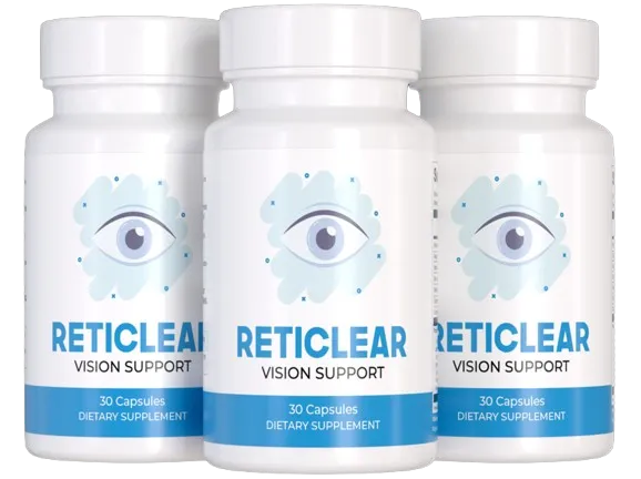 Reticlear 3 bottle daily vision support package